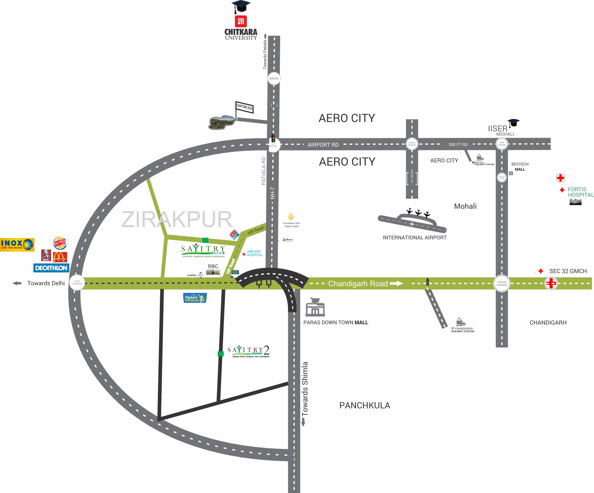 savitrygreens2 location plan